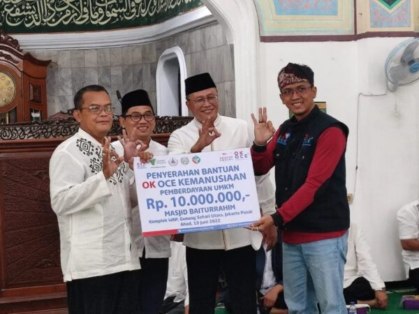 OK OCE Bantu Pengembangan Ekonomi Umat Berbasis Masjid di Jakarta